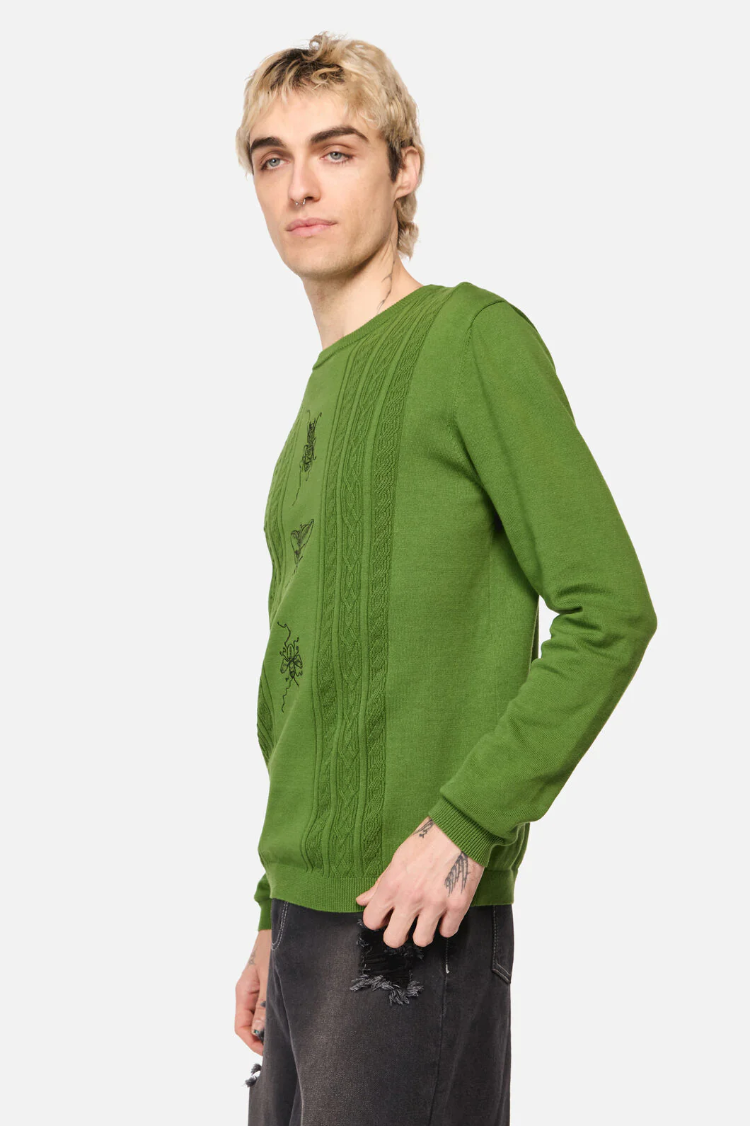 Insect Obsessed Cable Knit Jum