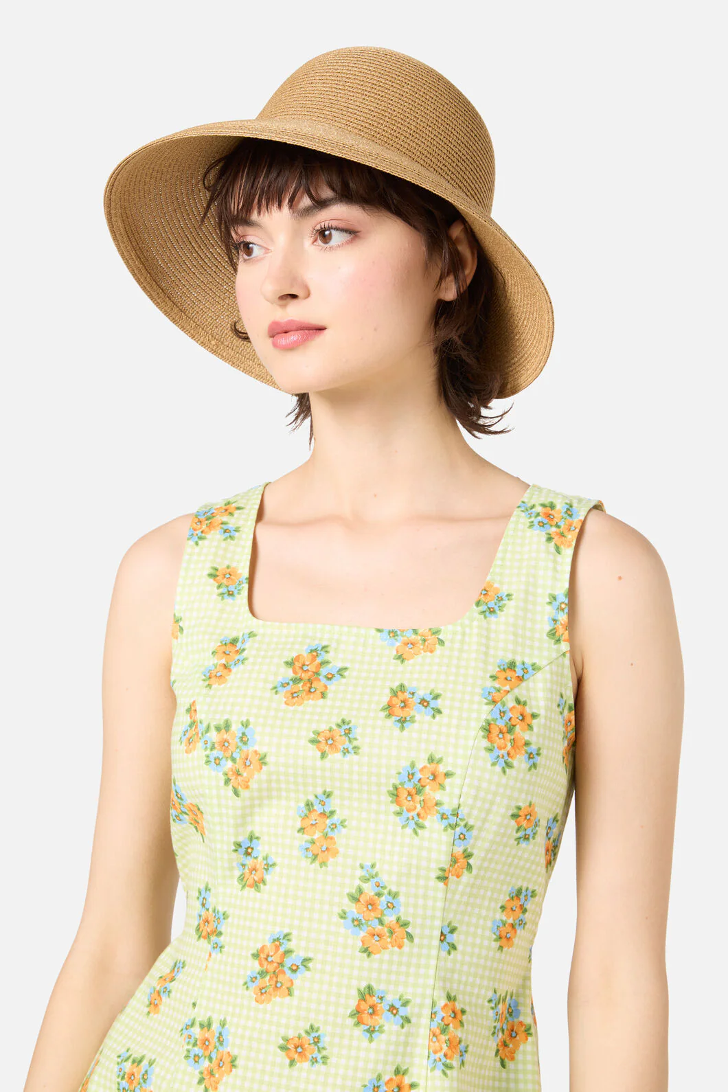 Bow Cut Out Sun Hat