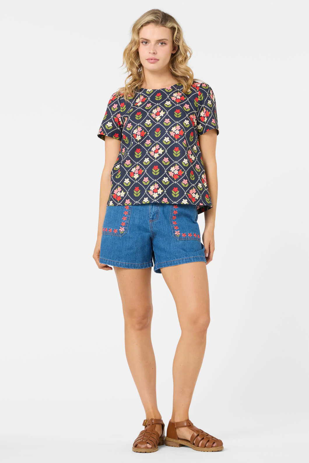 Judy Short Sleeve Top