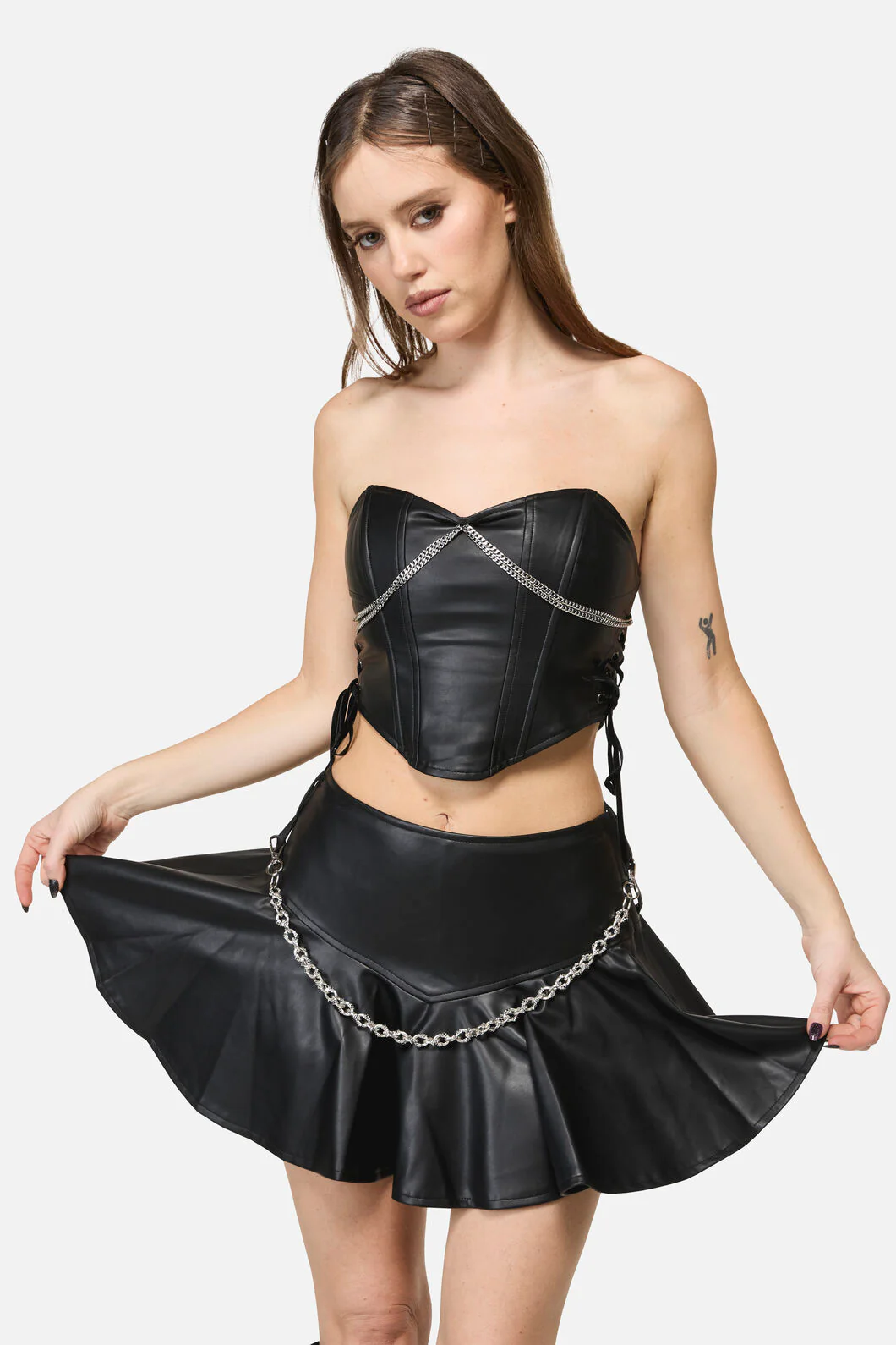 Skull Ring Pant Chain