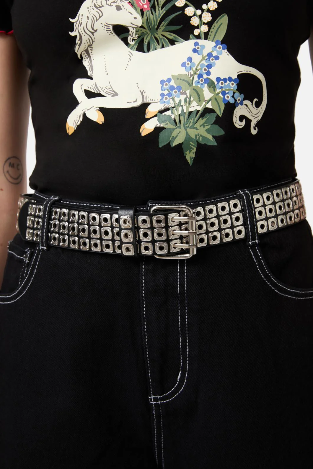 Heavy Metal Stud Belt