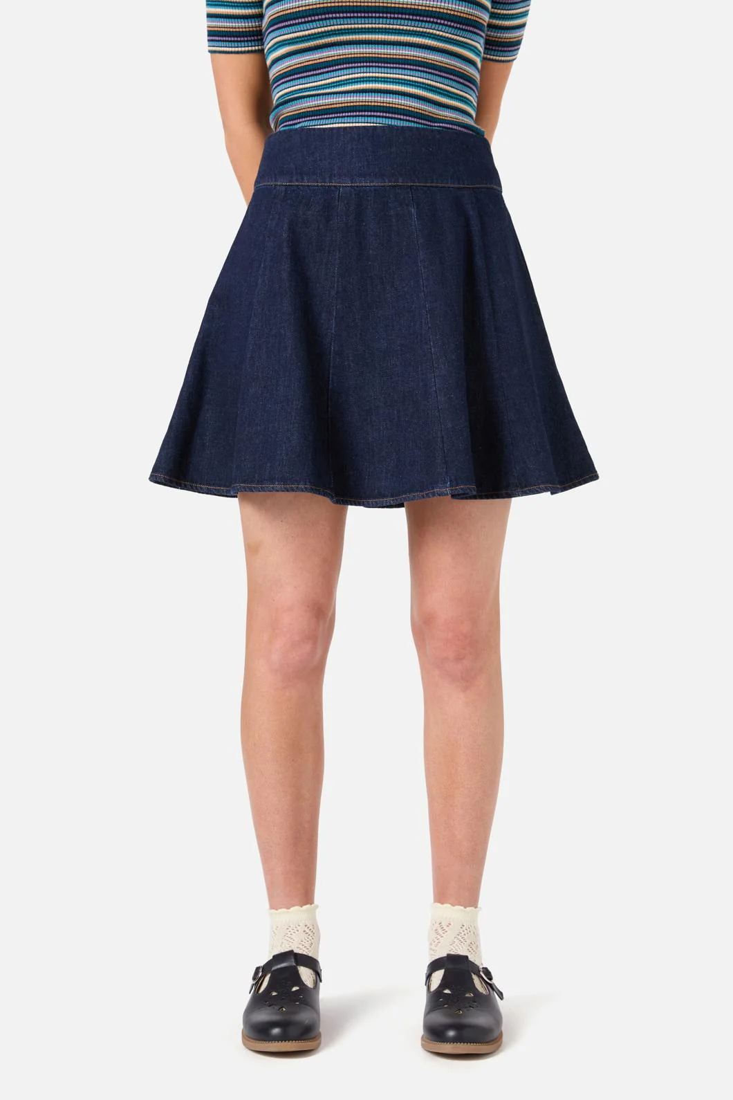 Clara Denim Mini Skirt