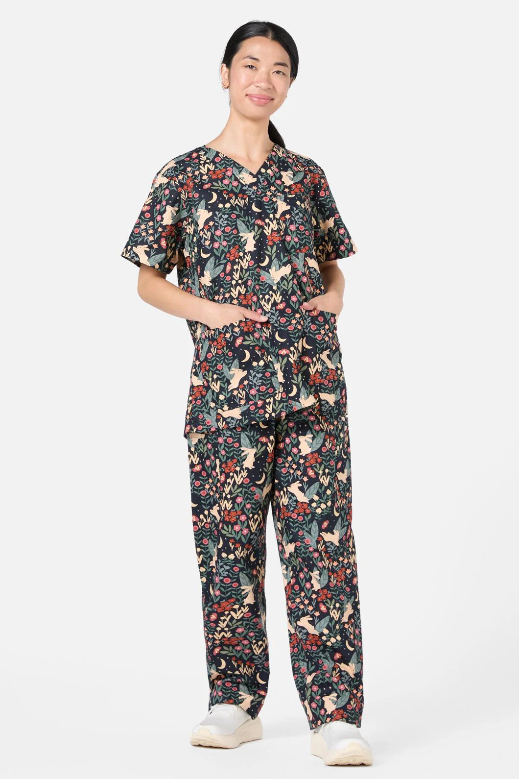 Belle Bunny Scrub Set