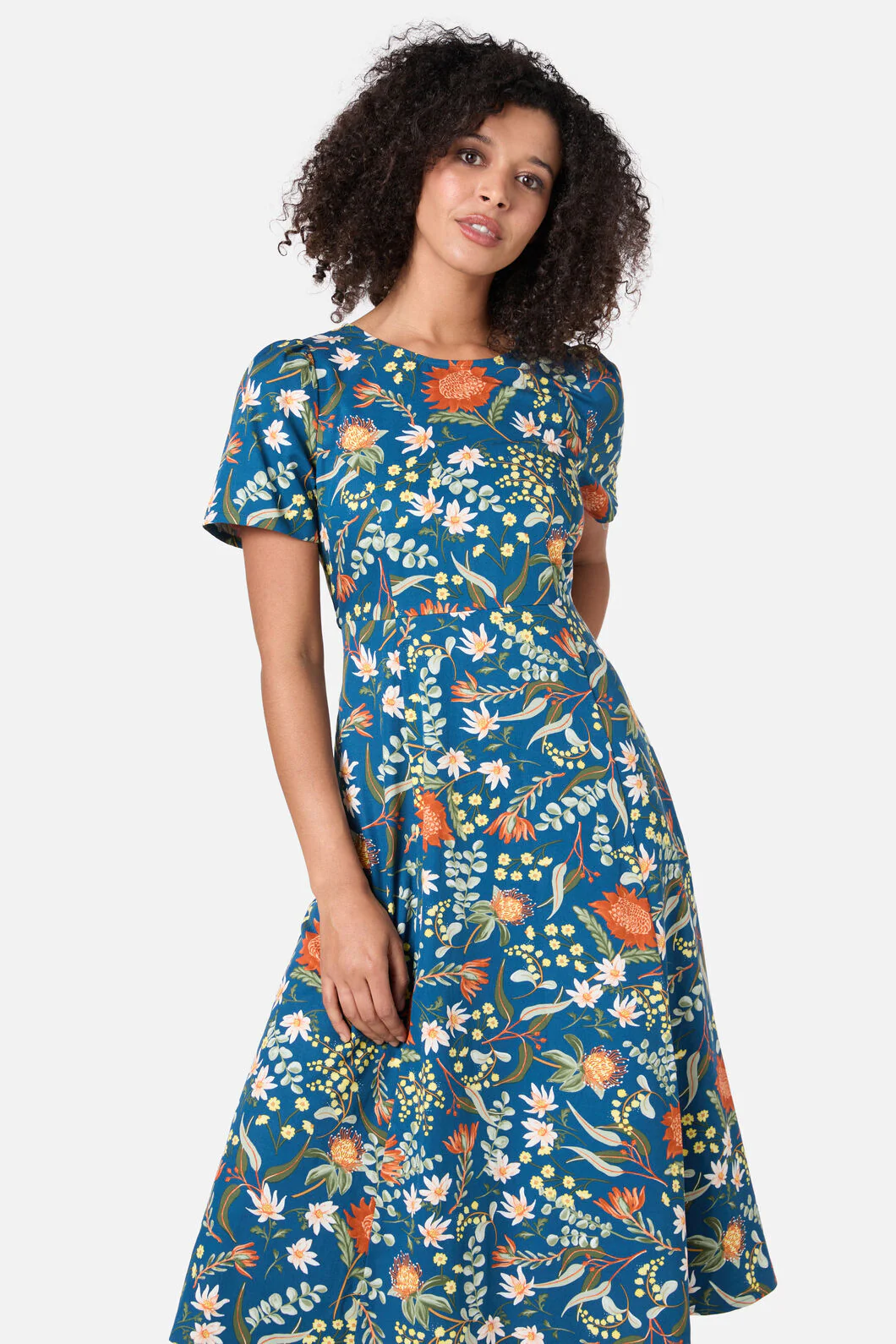 Opal Native Midi Dress