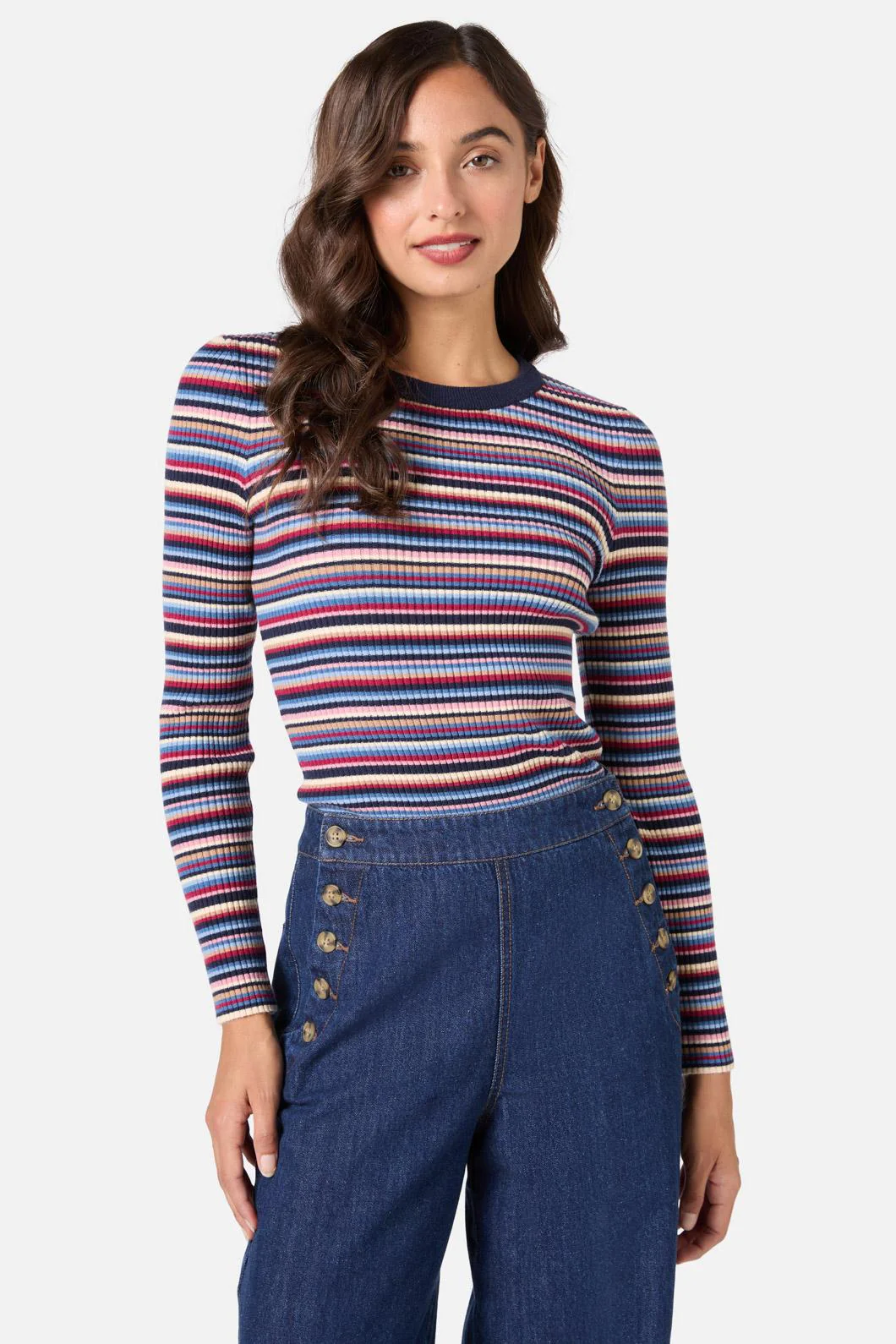 Lucy Stripe Knit Top