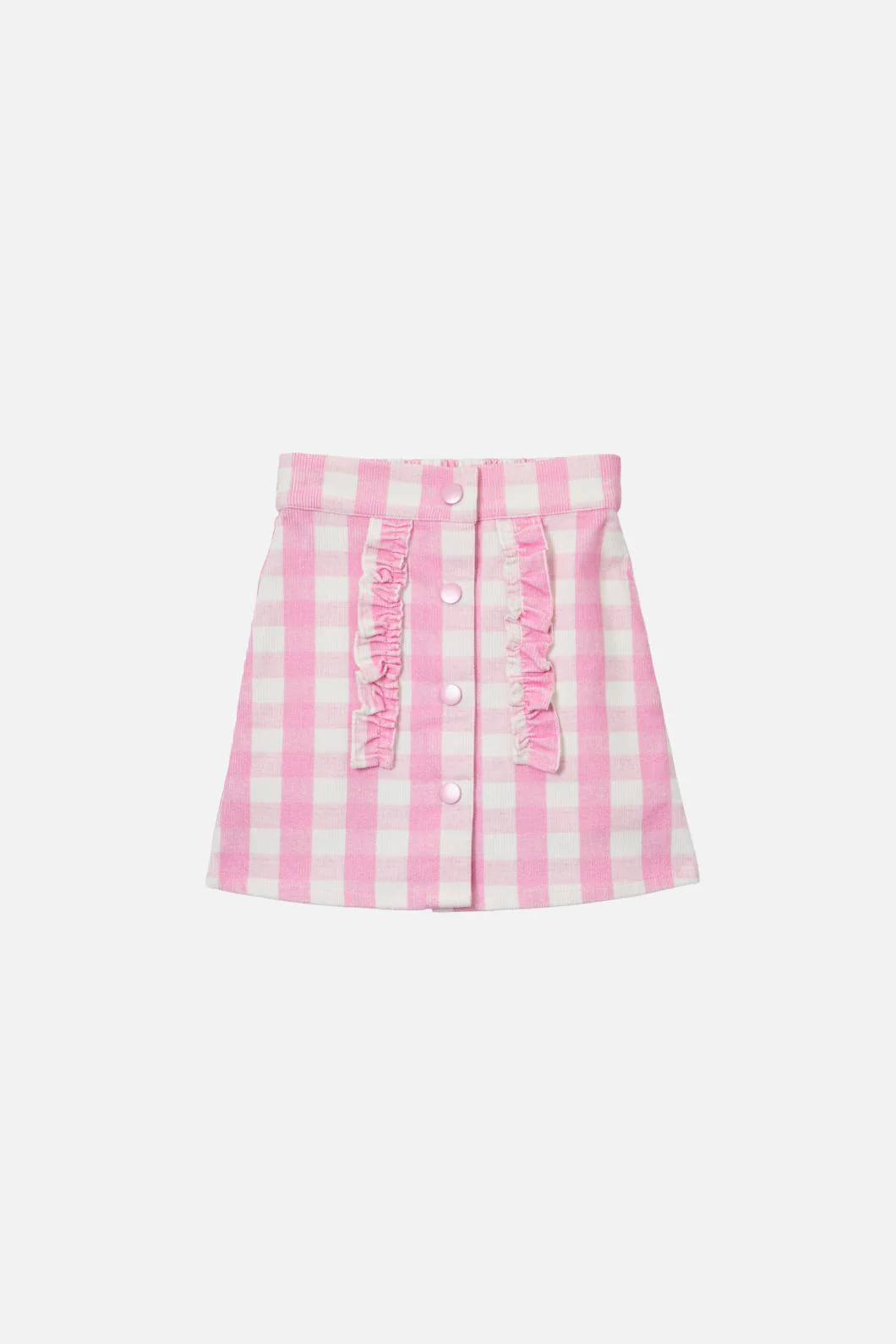 Gingham Kids Frill Skirt