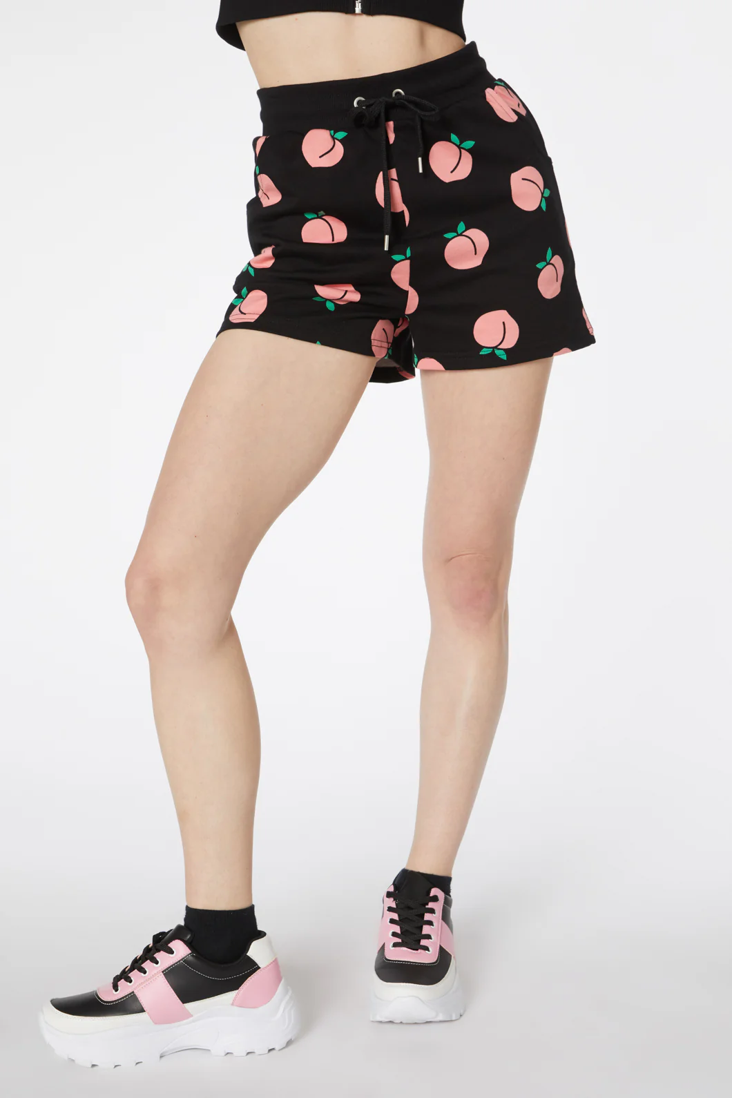 You Peach Cotton Sweat Short