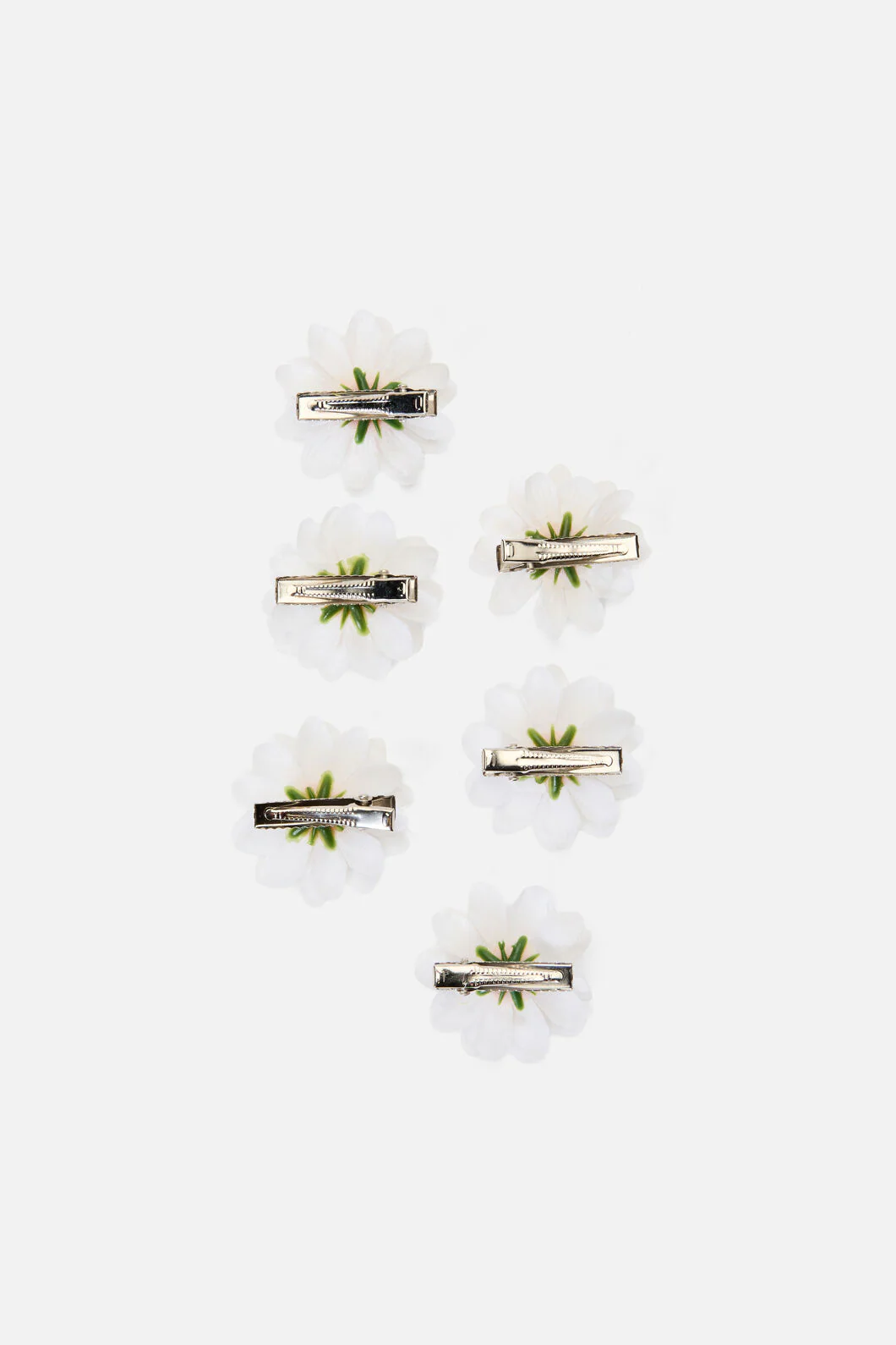 Flower Hair Clips Set of 6