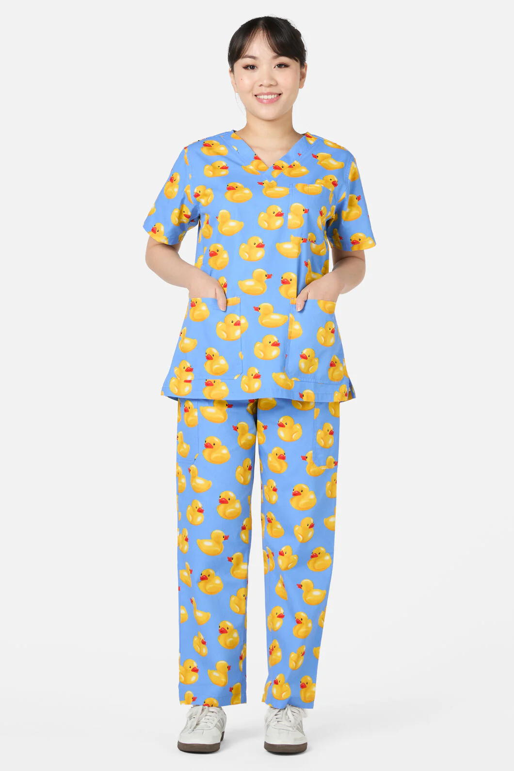 Rubber Ducky Scrub Set