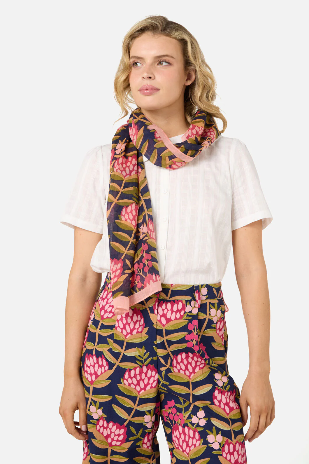 Protea Cotton Scarf