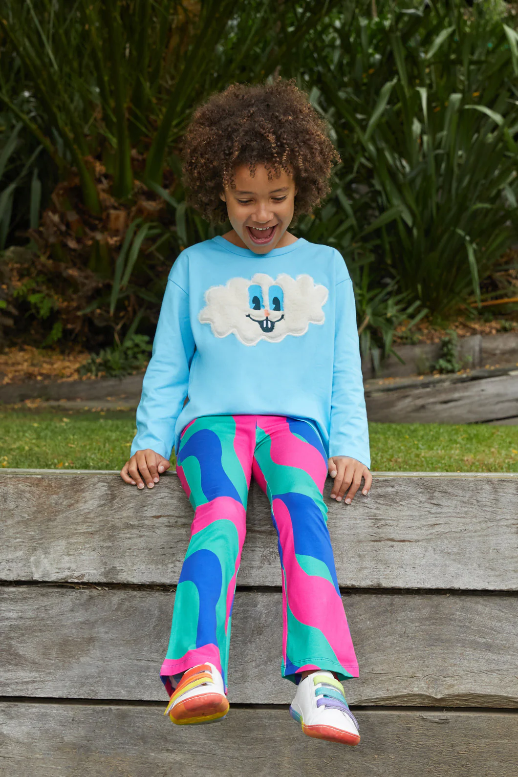 Fluffy Clouds Kids Ls Tee