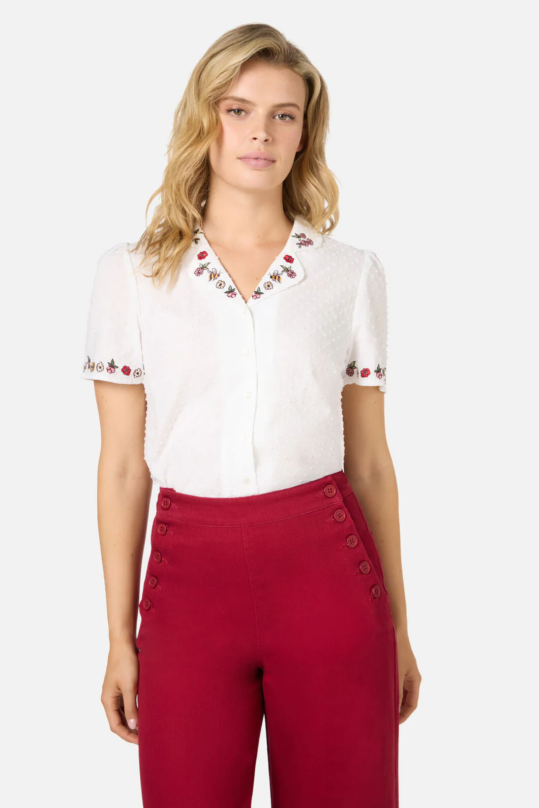 Libby Bee Embroidered Blouse