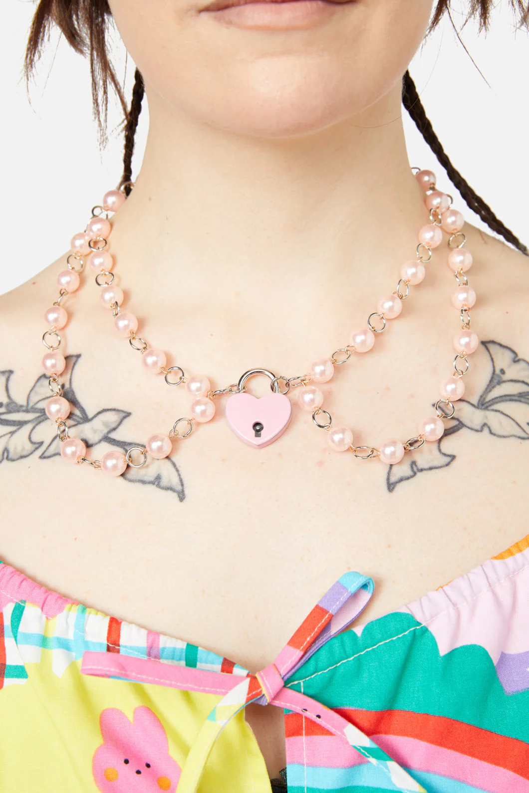 Pearl Locket Choker