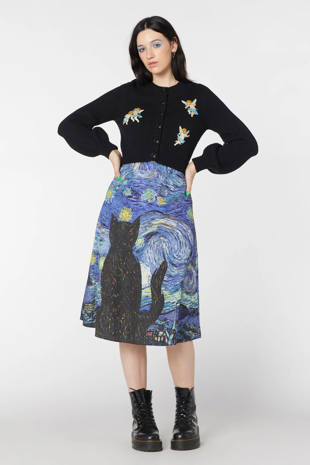 Cherub Embroidery Cardi