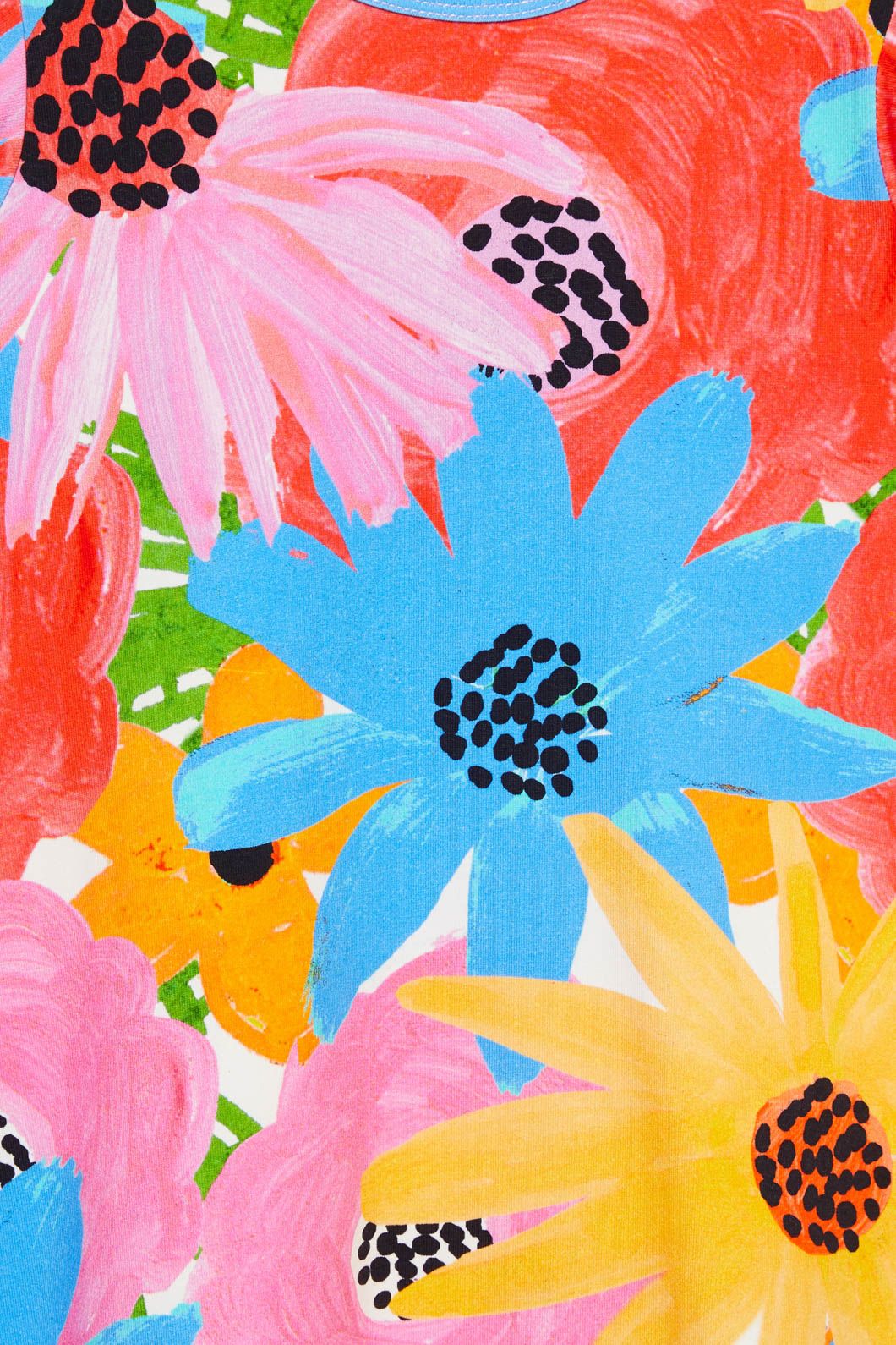 Big Floral Kids Dress