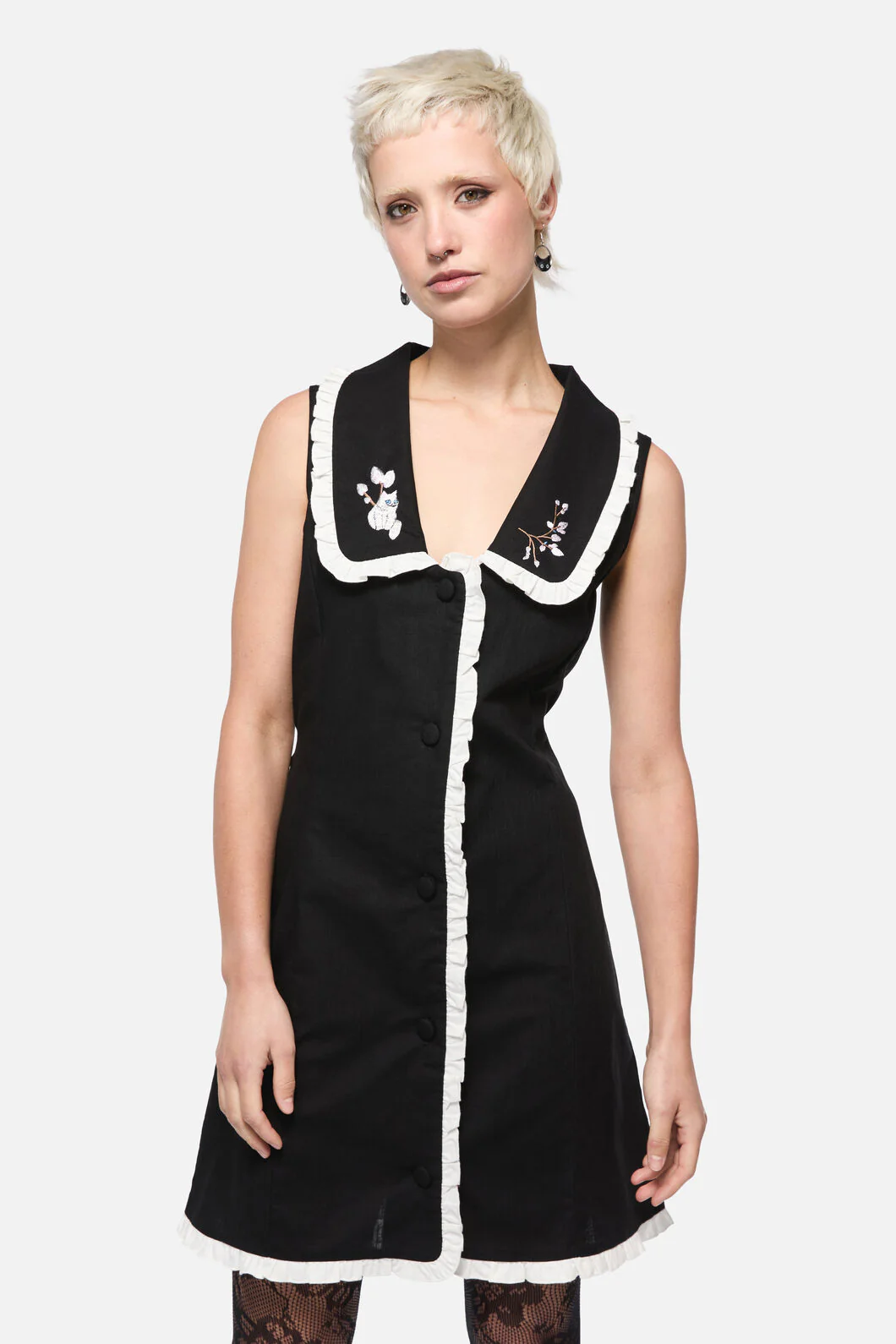 Catkins Ruffle Pinny