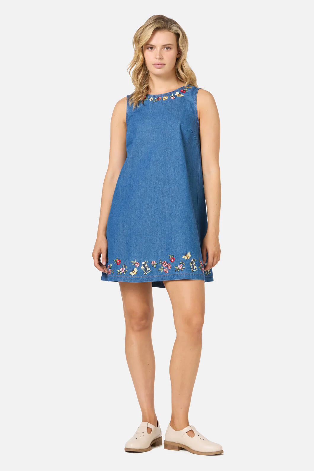 Libby Bee Denim Shift Dress