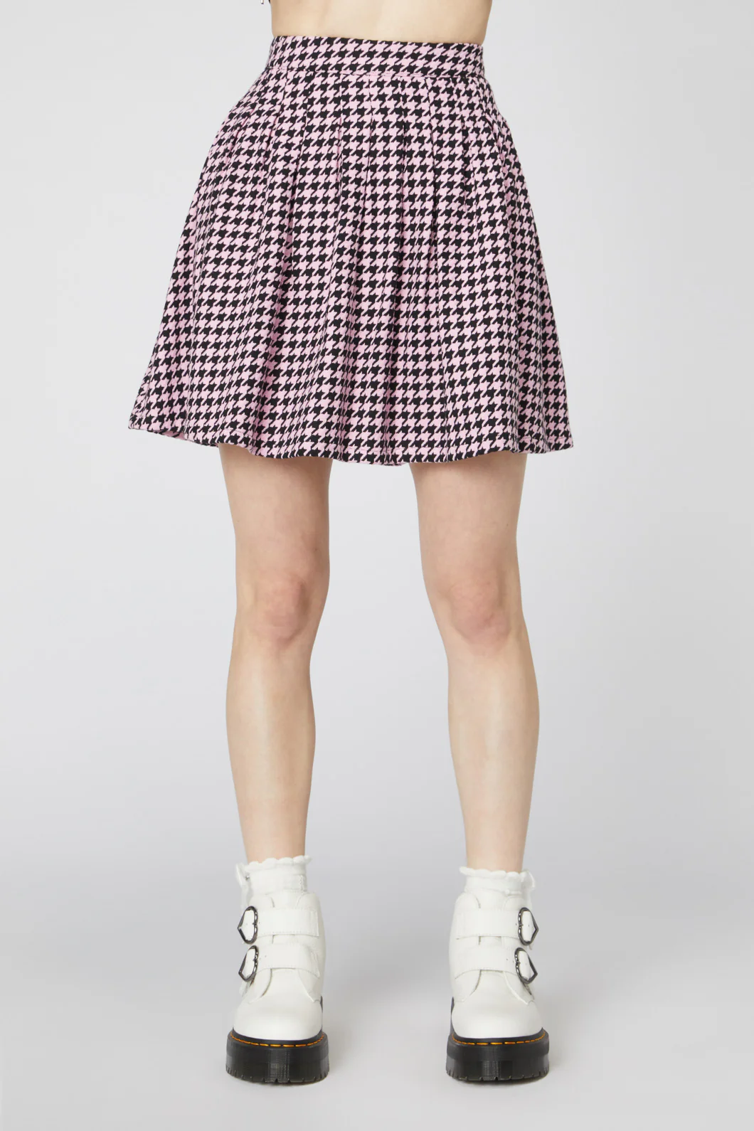 Houndstooth Mini Skirt