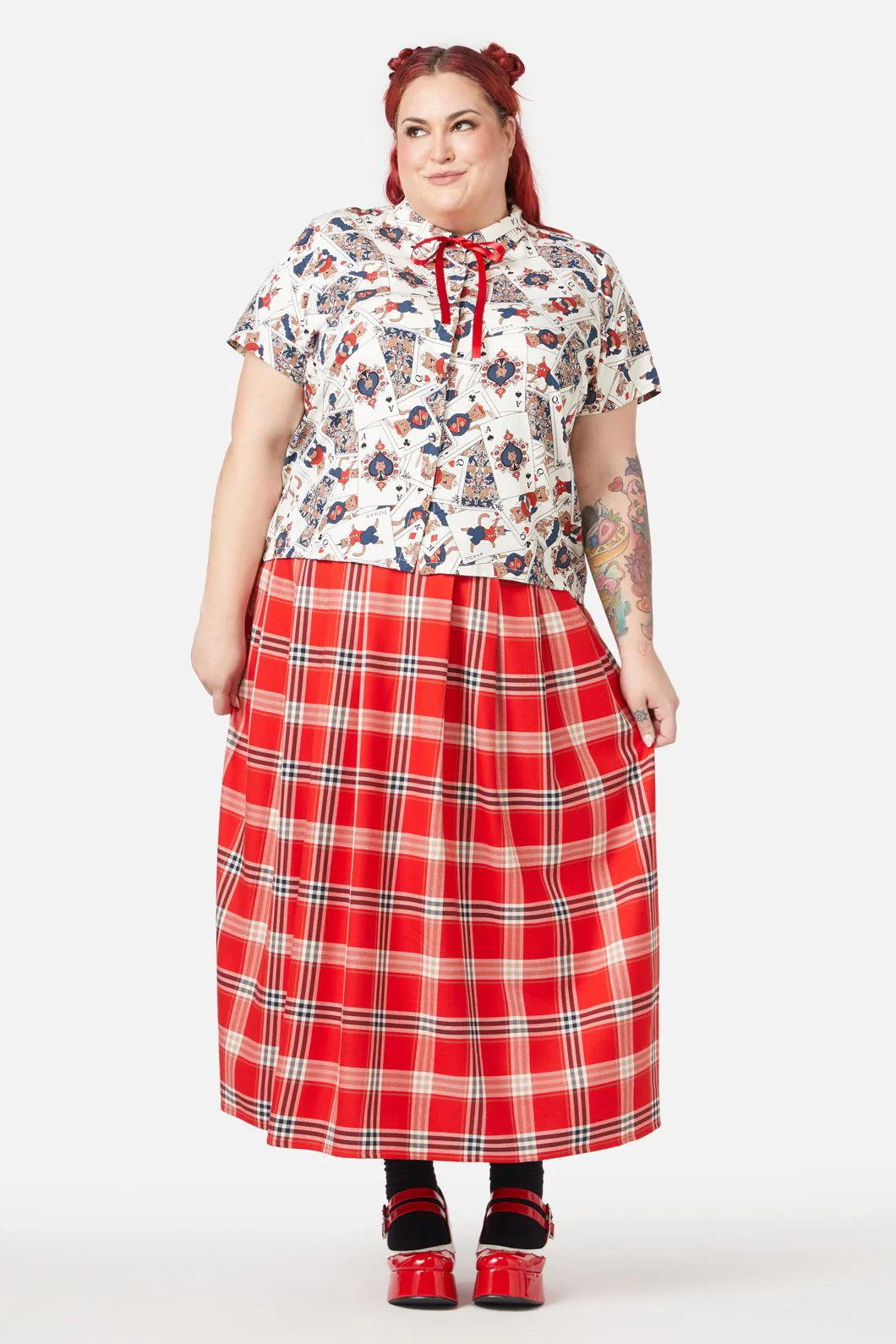 Curve Queen Of Cats Blouse