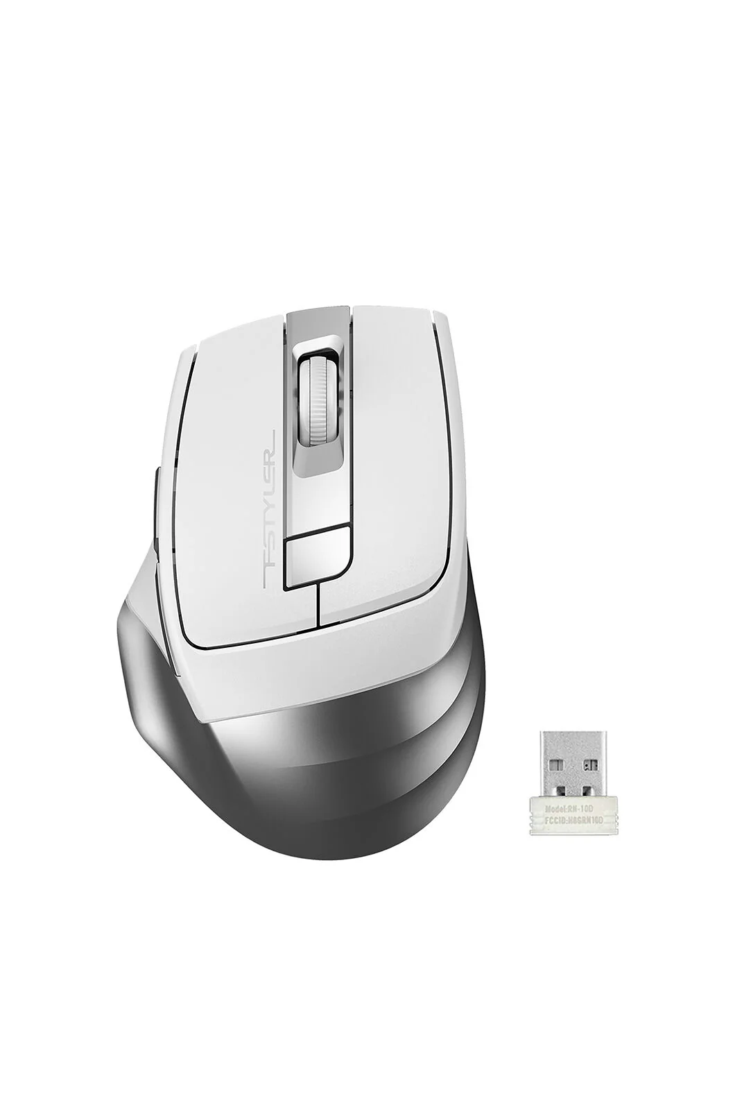 FG35S Silent Nano Receiver Mouse (Silver)