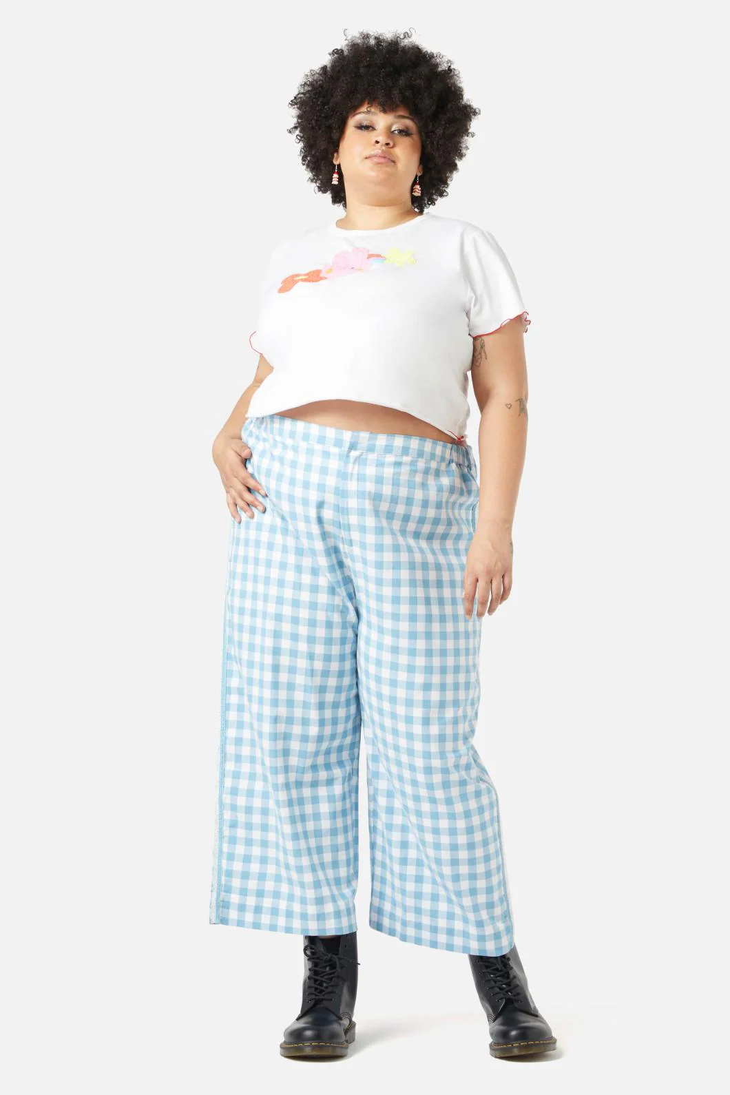 Curve Catrina Gingham Pants
