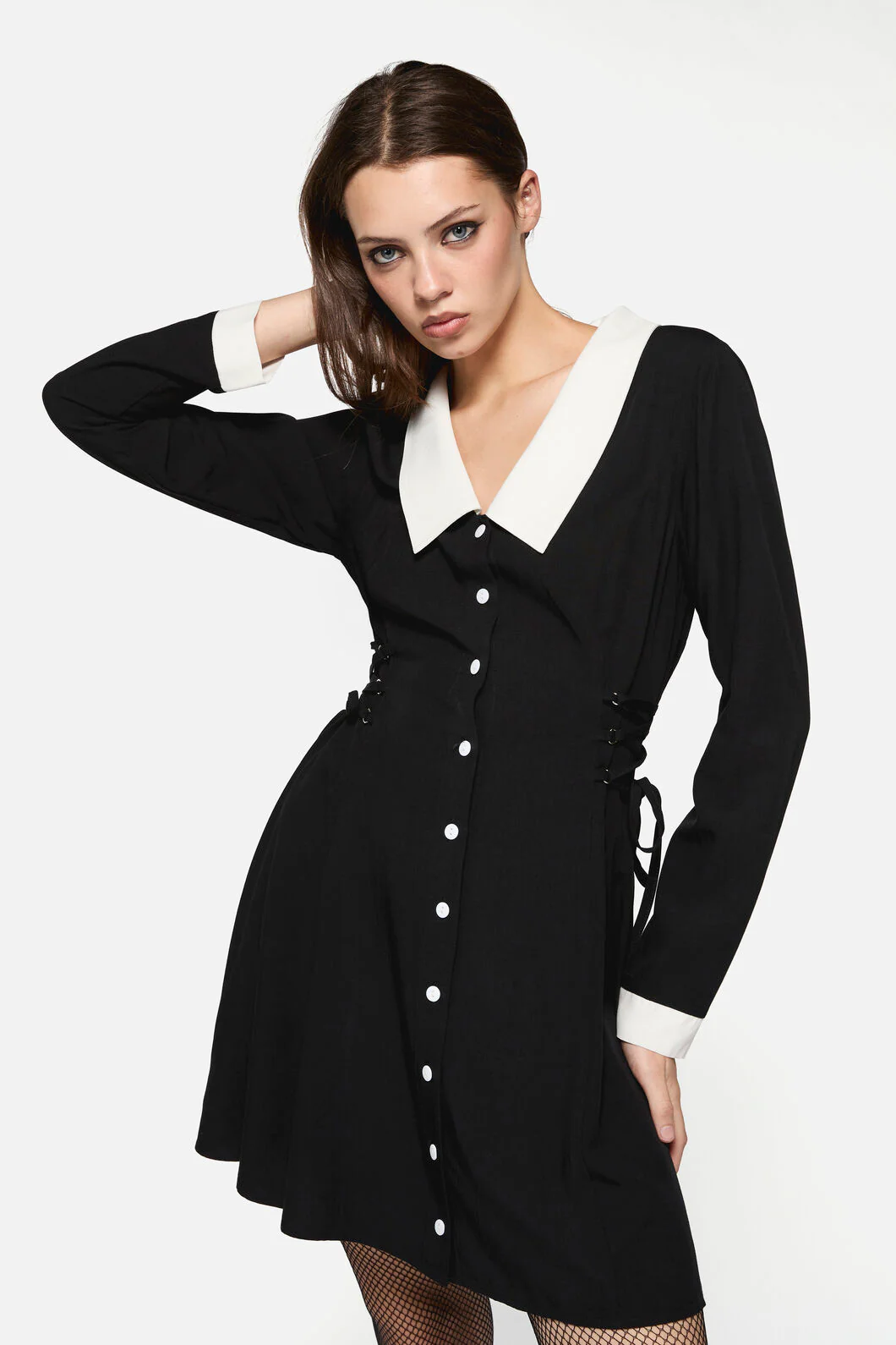 Ready To Rot LS Contrast Dress
