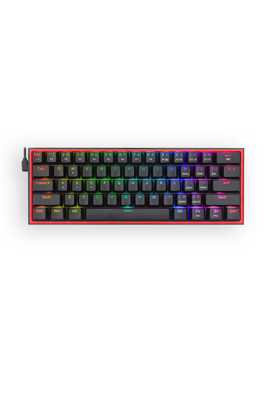 K617-RGB Fizz 61Key Wired Keyboard (Black)