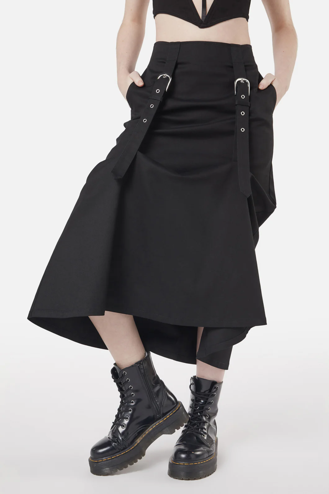 Industrial Hybrid Strap Skirt