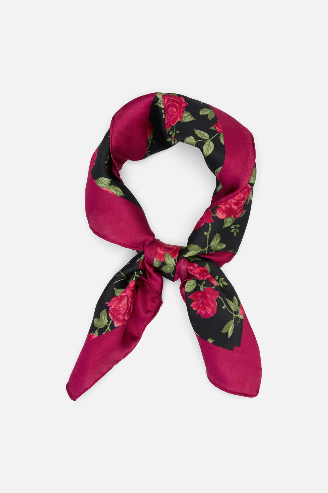 Roses Satin Scarf