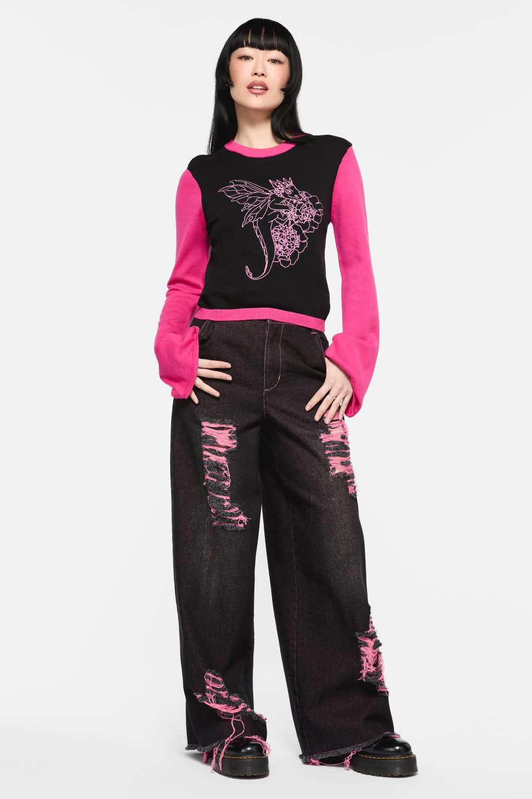 Dragons Grove Contrast Knit