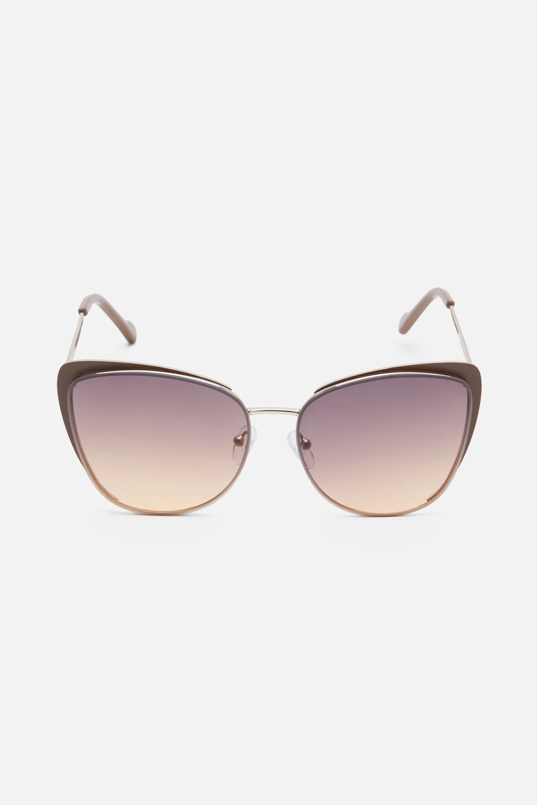 Tan Angled Sunglasses