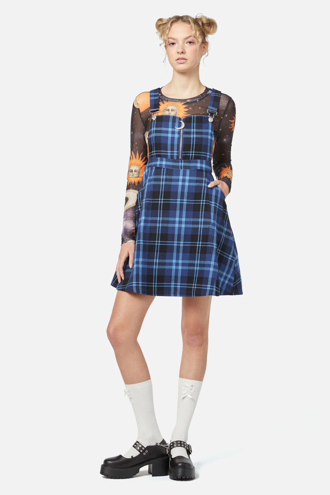 Moonlit Tartan Pinny