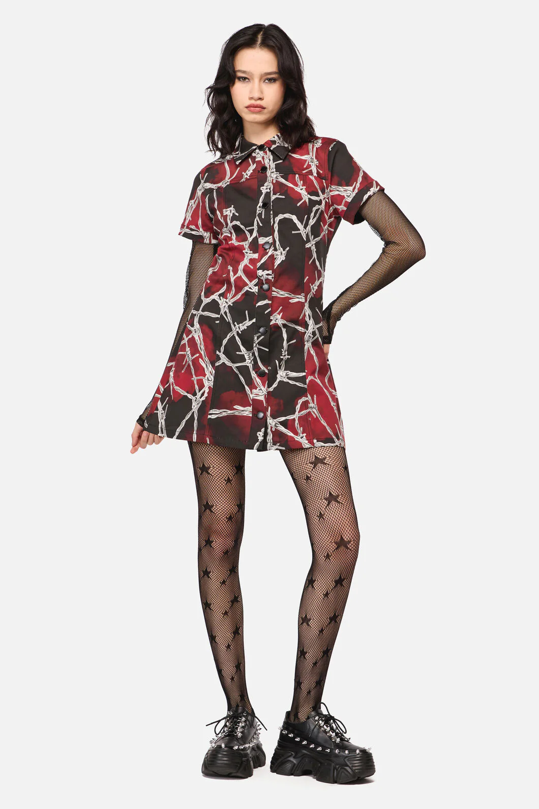 Sharp Hearted Mini Dress