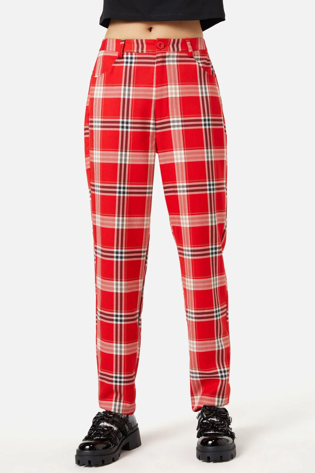 Queen Of Cats Tartan Pant