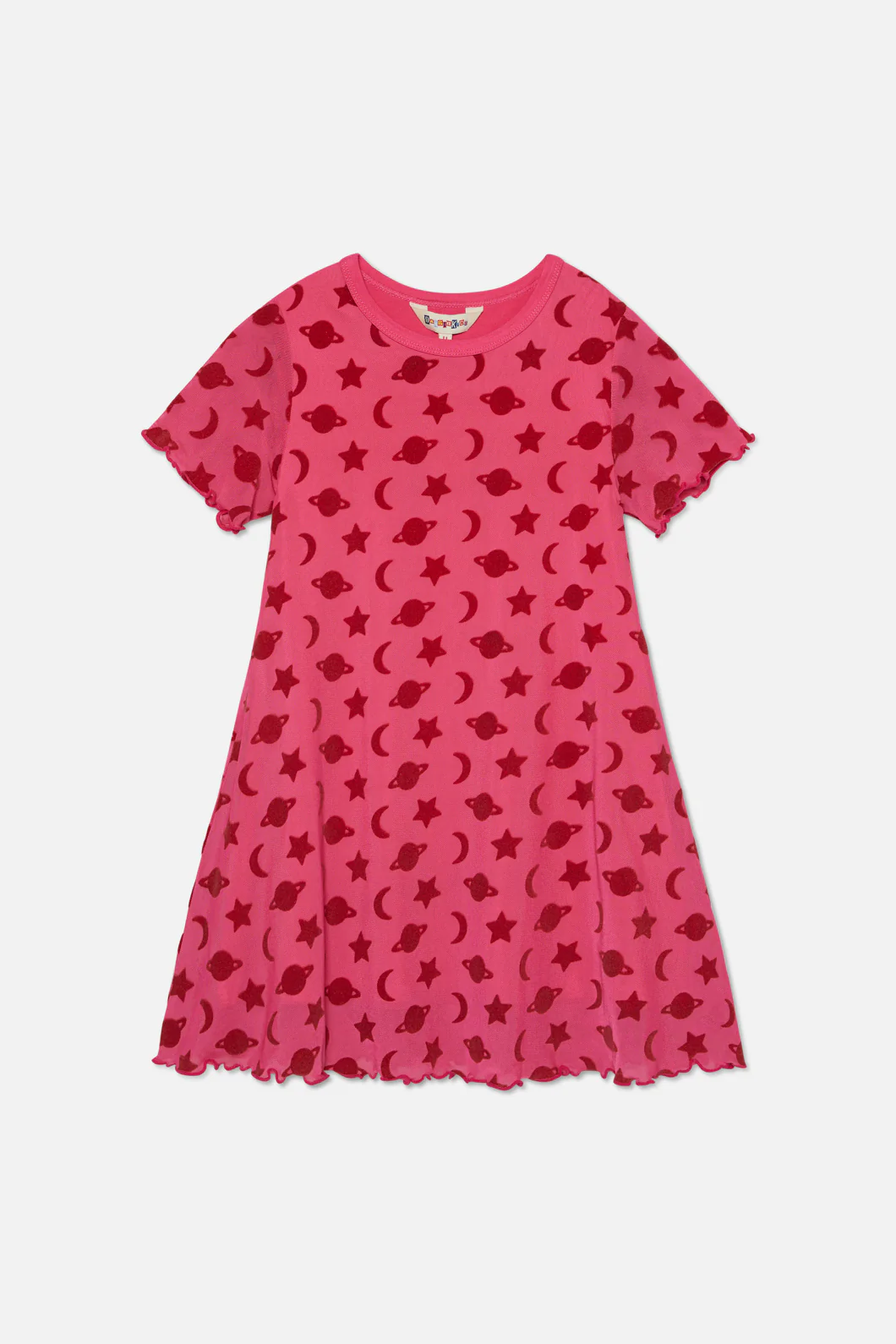 Galaxy Kids Mesh Dress