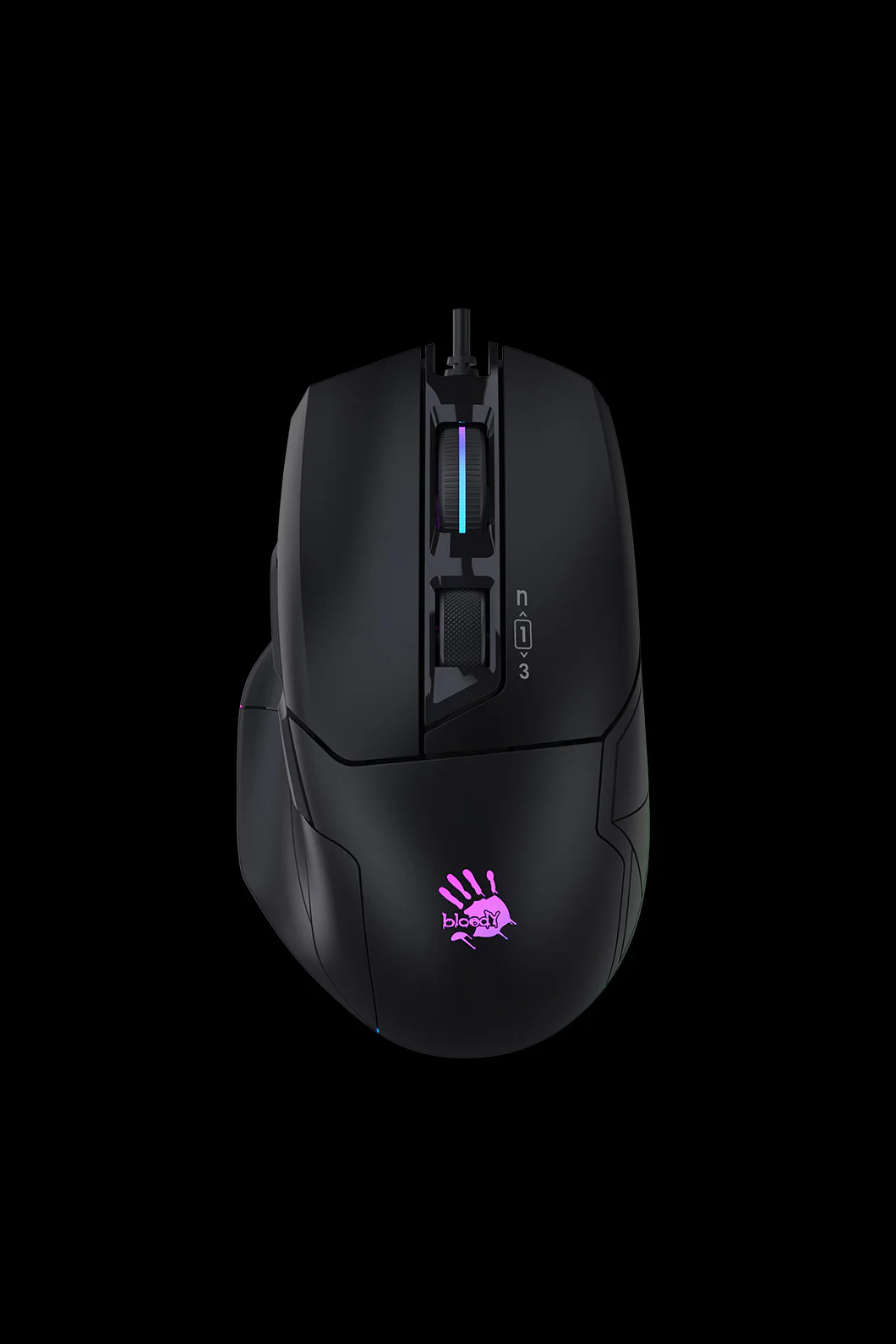 W70 Max-AC RGB 10,000 CPI Mouse (Stone black)
