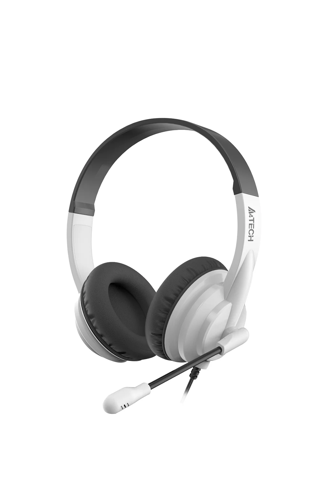 HU-10 USB Wired Headset (Black white)