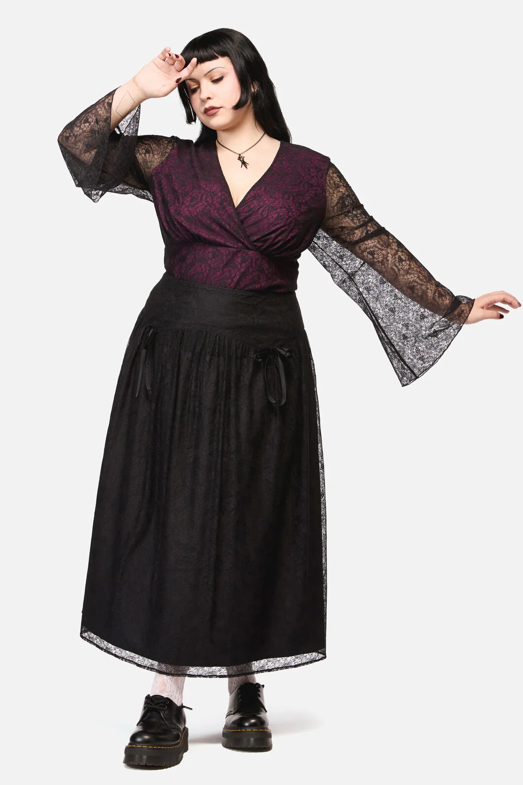 Curve Fiona Lace Skirt