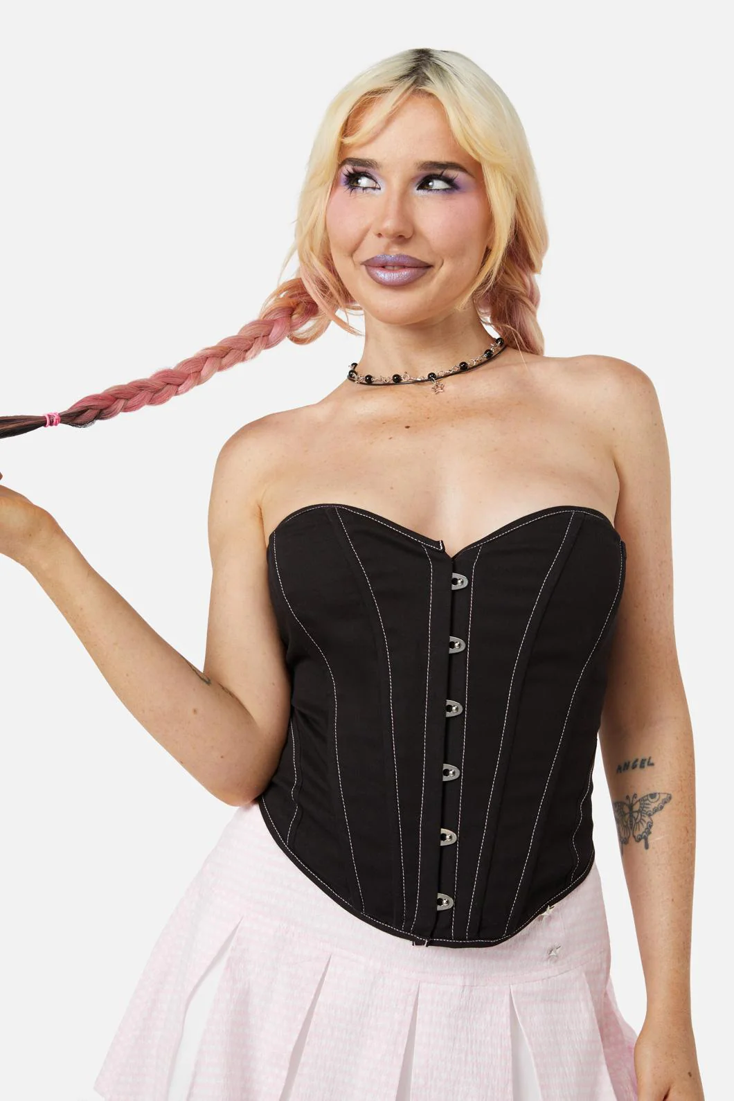 Spagettea Strapless Corset Top