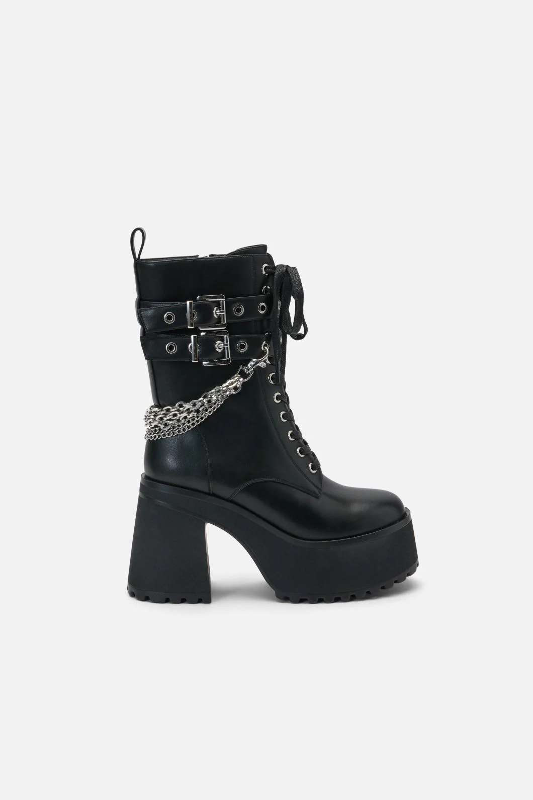 Buckle & Chain Boots