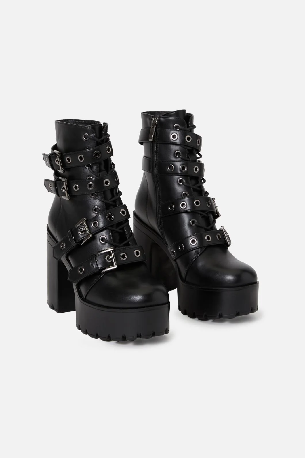 Buckle Heel Boot