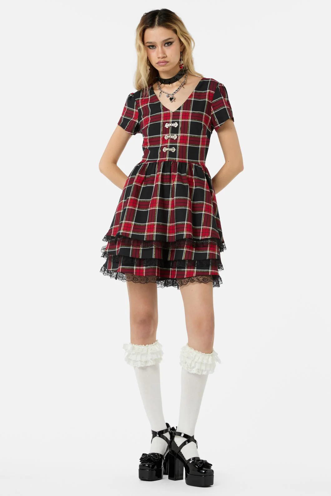Boundless Tartan Dress