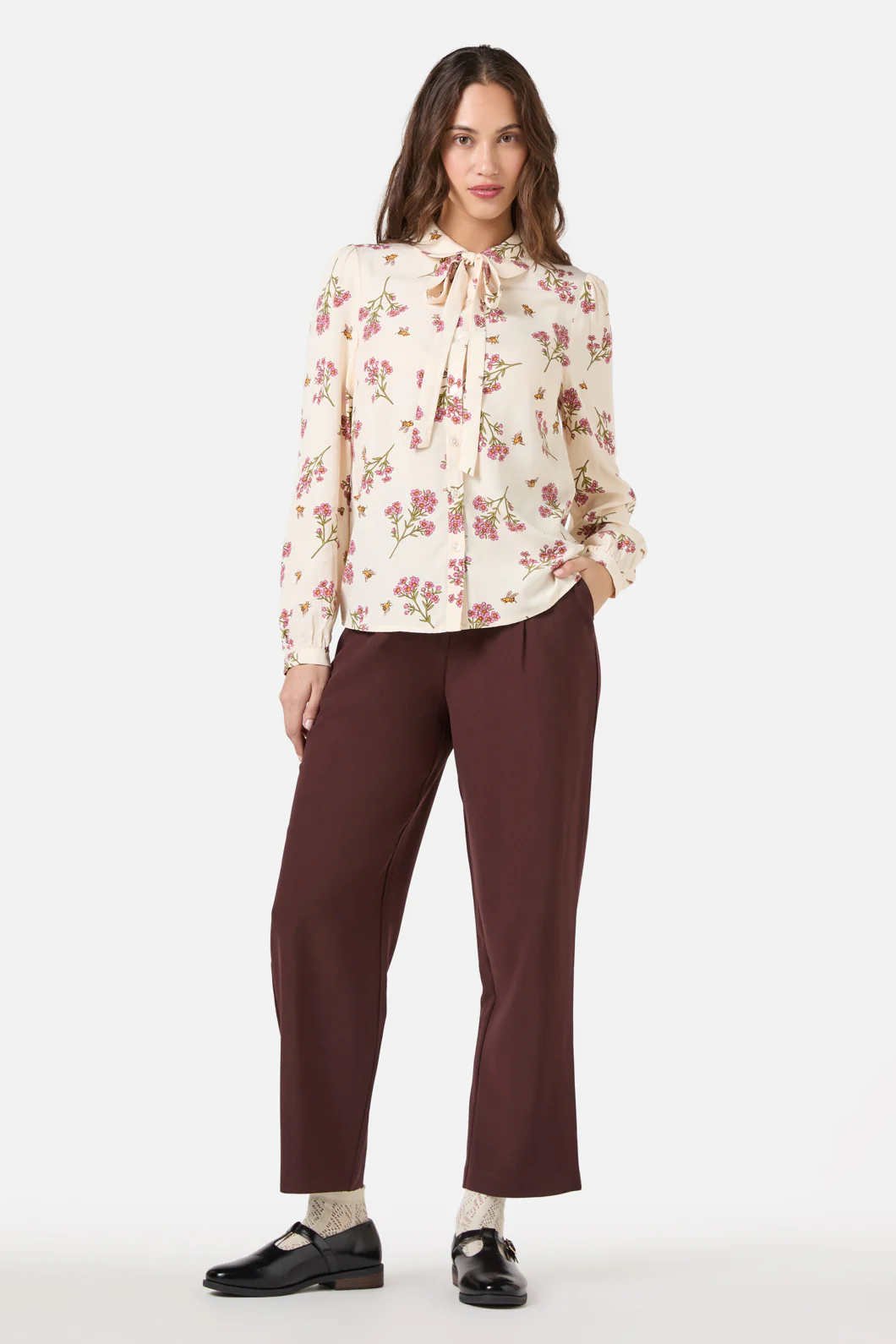 Flora Bee Long Sleeve Blouse