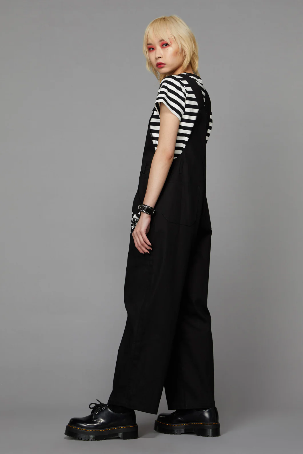 Crossbone Goth Overall