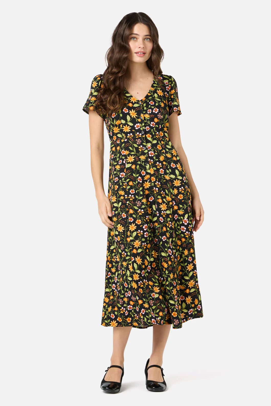Alyssa Floral Midi Dress