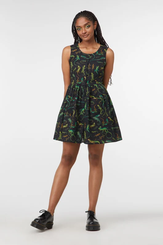 Lizard Fam Cotton Dress