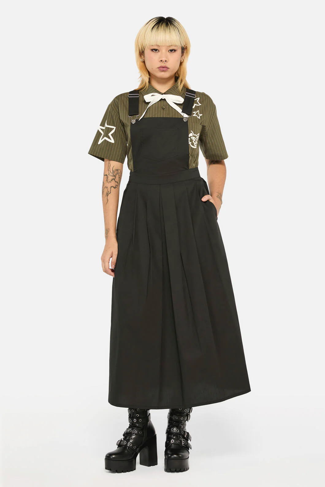 Basic Maxi Length Pinafore