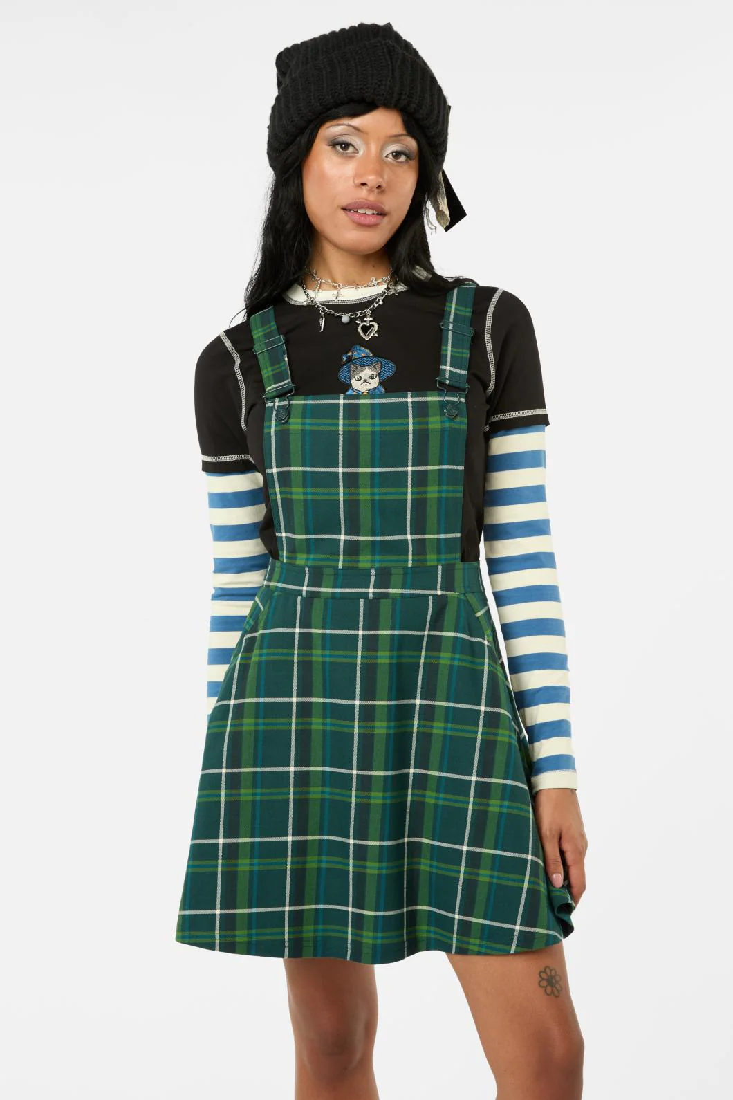 Jester Tartan Bib N Brace Pinafore