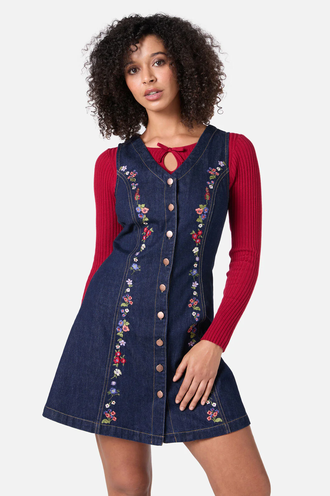Ada Embroidered Pinafore