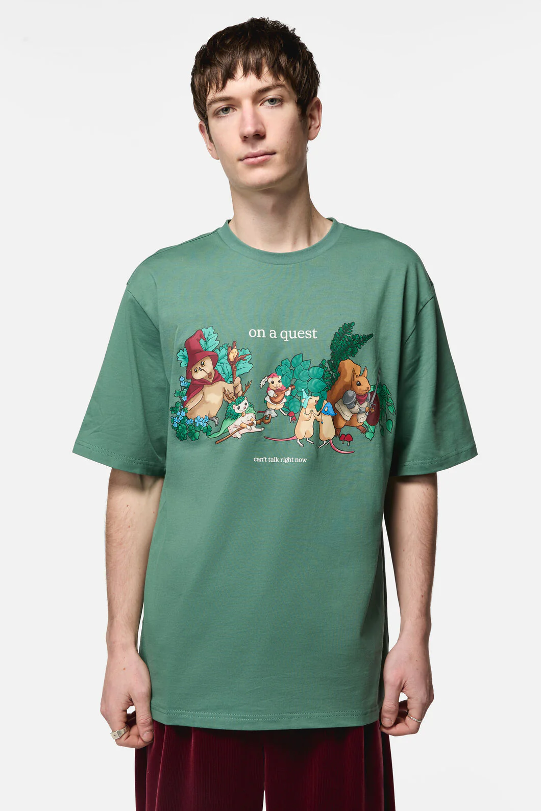 On A Quest Print Tee